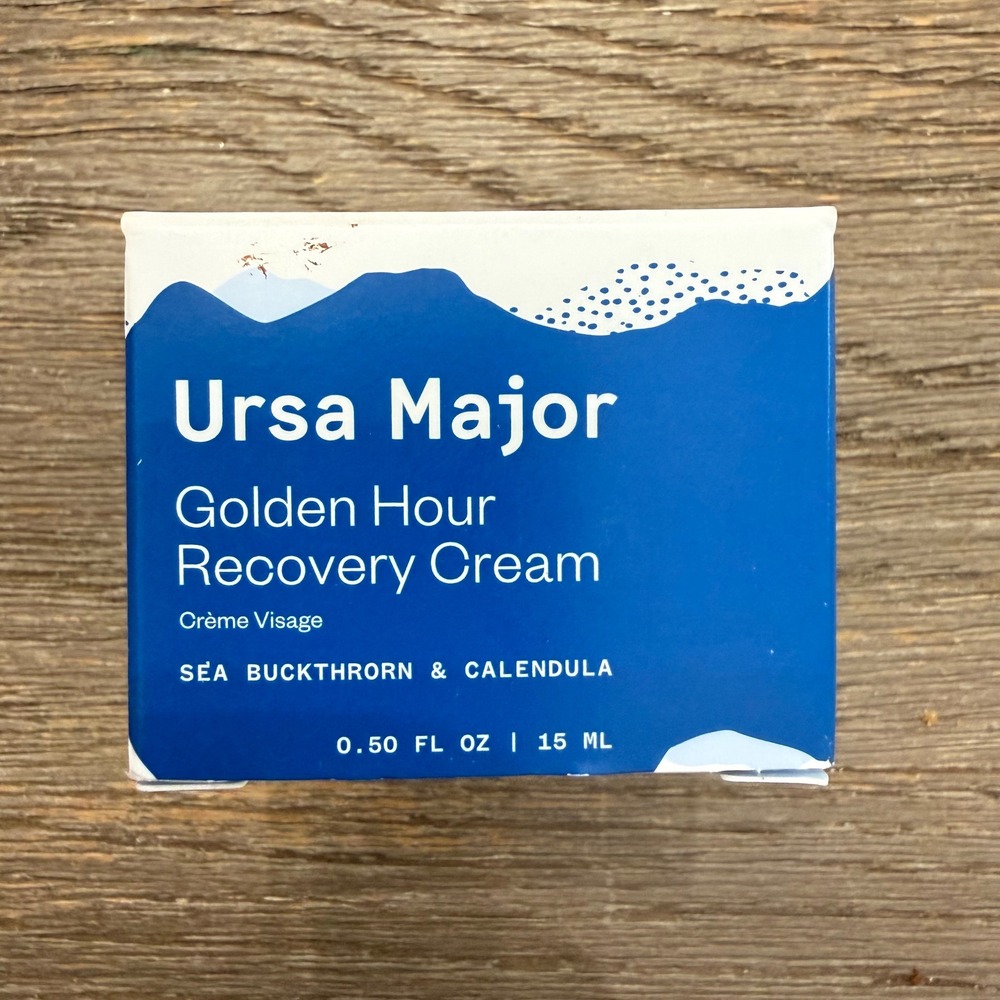 Ursa Major Golden Hour Recovery Cream 0.5oz 15ml Sea Buckthorn Calendula Exp '23